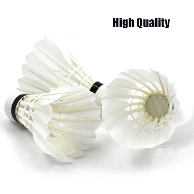 Goose Feather Badminton Shuttlecock 12pcs