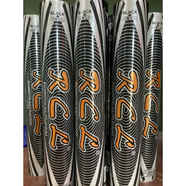 my-11134207-7r991-lsqiq4b5qsc765.webp RCL Black Silver Badminton Shuttlecock