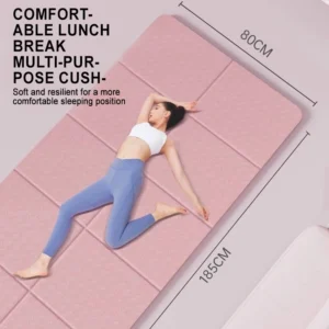 Foldable TPE Yoga Mat 8mm (80 × 185cm)