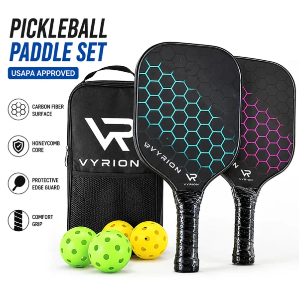 my-11134207-820li-mq8ol59j82yz2a.webp Pickleball Set with 2 Paddles & 4 Balls